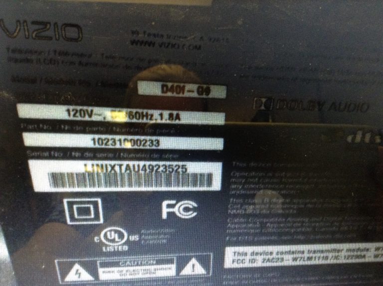 TV Repair Vizio D401-Q9